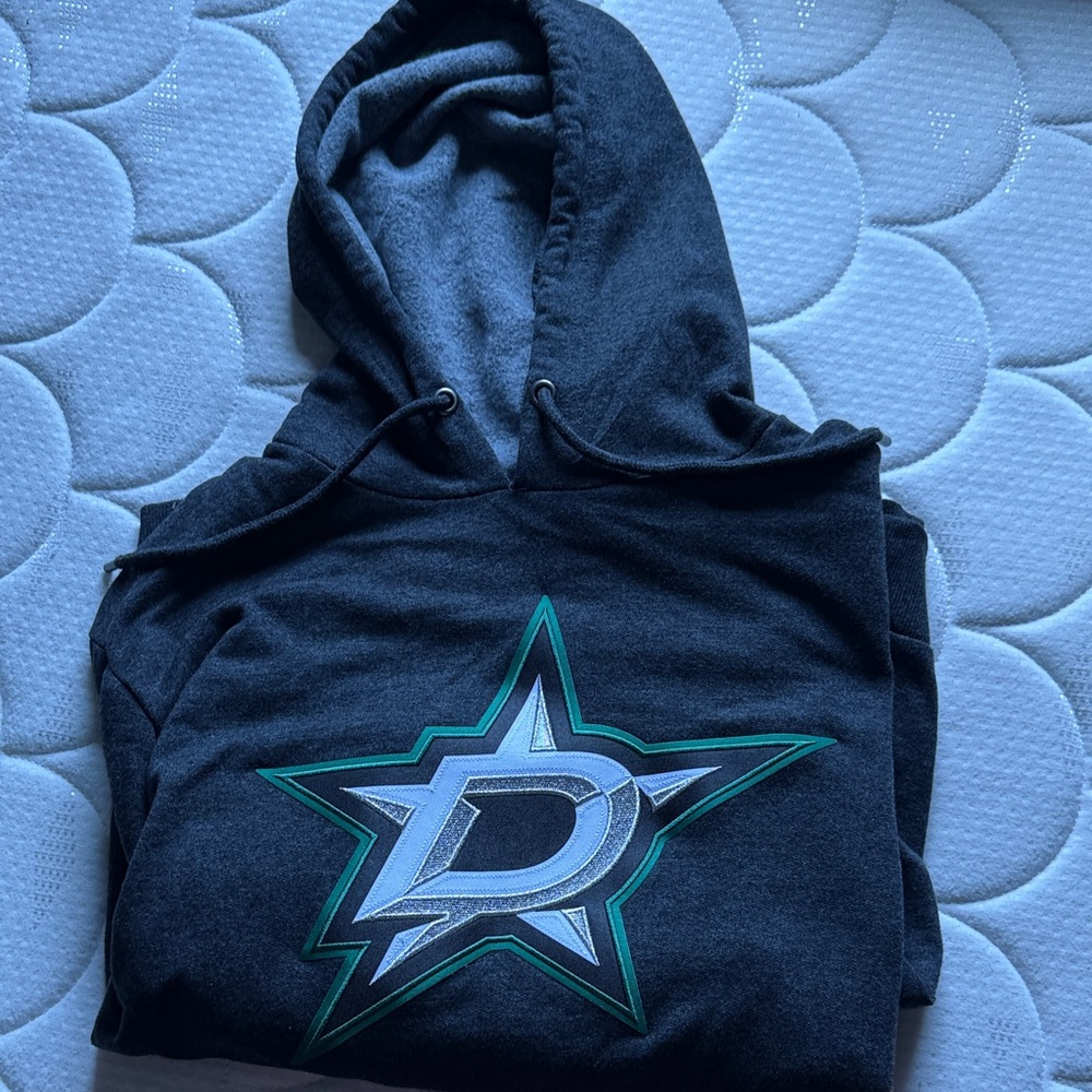 Antigua Black and Green Hoodie